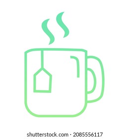 vector design, tea drink illustration