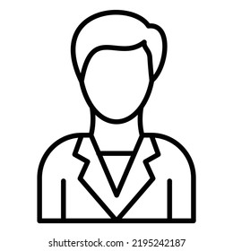 Vektordesign-Lehrer-Symbolstil