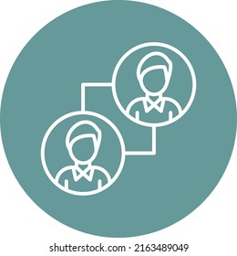 Vector Design Team Work Icon Style