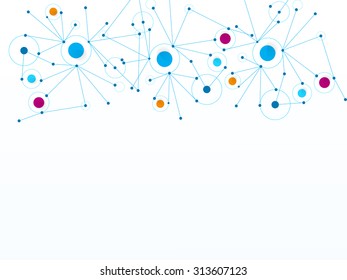 Vector design Technology, Network,Connection background.