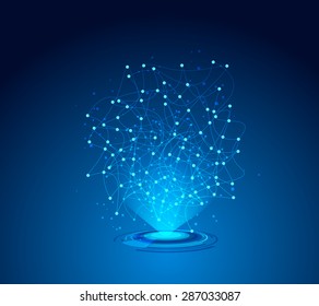 Vector design Technology,Electric background.