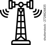 Vector Design Telecom Icon Style