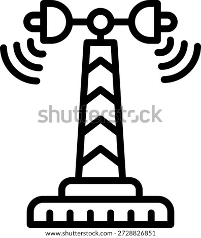 Vector Design Telecommunications Icon Style