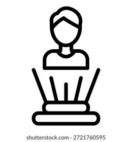Vector Design Teleportation Icon Style