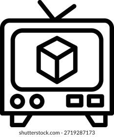 Vector Design Television Icon Style