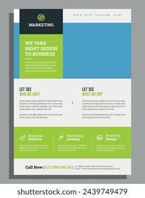 Vector design Temp for Brochure, Annual Report, Magazine, Poster, Corporate flyer A4 size.