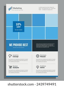 Vector design Temp for Brochure, Annual Report, Magazine, Poster, Corporate flyer A4 size.