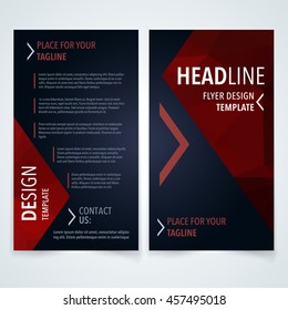 vector design template of advertising cover or booklet with three background conceptual scene performance trendy empty employment fancy imprint concept flag presentation illustration graphical visible