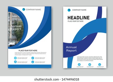 Vector design template for brochure. Annual report brochure, flyer, design template, vector. Presentation cover. Abstract background, layout in A4 size