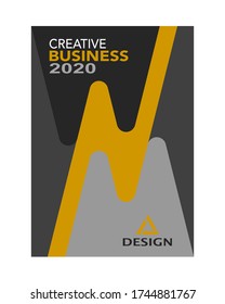 Plantilla de diseño de vectores para Folleto, Informe Anual, Revista, Afiche, Presentación Corporativa, Cartera, Volante. Tamaño A4. Fácil de usar y editar