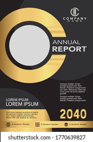 Vector design. Template for Brochure, Annual Report, Magazine, Poster, Corporate Presentation, Portfolio, Flyer. Size A4. Easy to use and edit