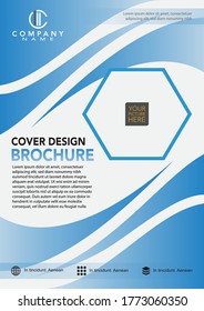 Vector design. Template for Brochure, Annual Report, Magazine, Poster, Corporate Presentation, Portfolio, Flyer. Size A4. Easy to use and edit