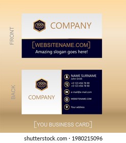 Vector Design Template for Business Card