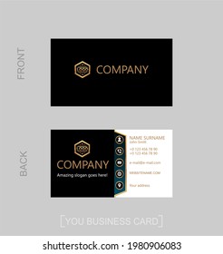 Vector Design Template for Business Card