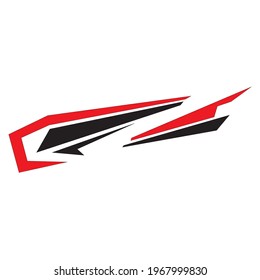 vector design template for car and yacht stickers