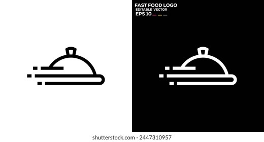 Vector design template of fast food logo, delivery, menu, restaurant, icon symbol EPS 10
