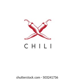 vector design template of hot chili pepper 