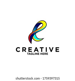 
Plantilla de diseño de vectores para el logotipo de la letra L. Iconos coloridos. Concepto de concepto de visión.