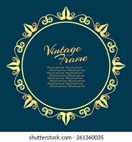 Vector design template - label and badge on decorative background with simple pattern