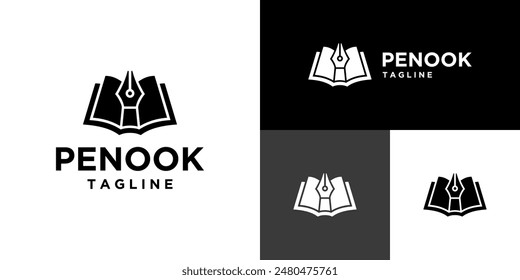 Vector design template of pencil combination with book logo.
Education, school, graduation, students. Icon symbol EPS 10.