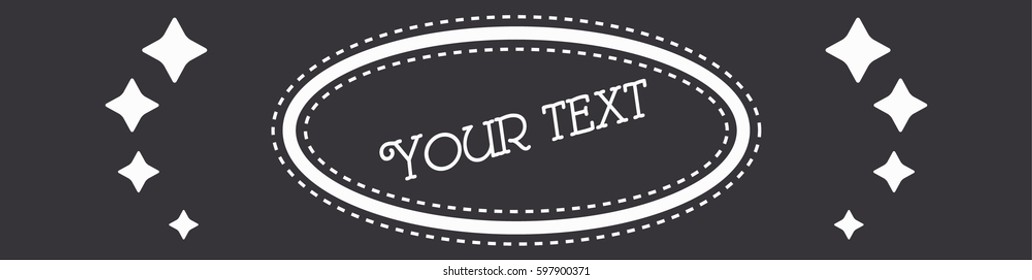 Vector design template retro vintage logo design with stars