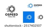 Vector design template of speed circle logo, delivery, fast. Symbol icon EPS 10.