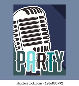 Vector design template. Suitable for poster, promotional flyer, invitation, ad or banner. Vintage background colors
