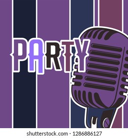 Vector design template. Suitable for poster, promotional flyer, invitation, ad or banner. Vintage background colors