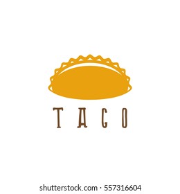 vector design template of taco mexican food 