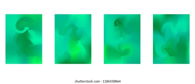Vector design template in trendy vibrant gradient colors with abstract fluid shapes, paint splashes, ink drops. Futuristic posters, banners, brochure, flyer and cover designs. Abstract fluid 3d shape