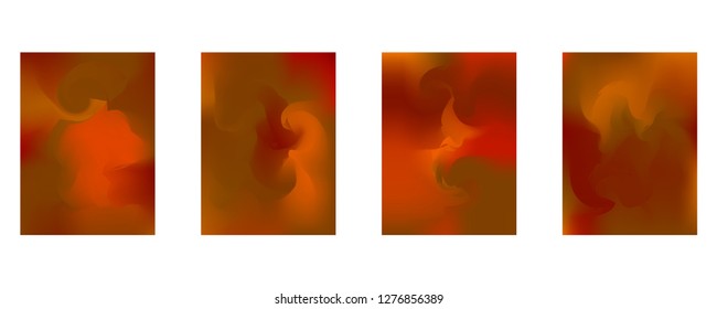 Vector design template in trendy vibrant gradient colors with abstract fluid shapes, paint splashes, ink drops. Futuristic posters, banners, brochure, flyer and cover designs. Abstract fluid 3d shape