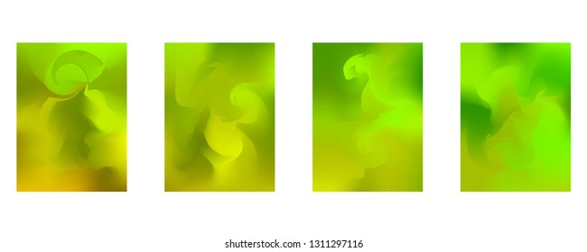 Vector design template in trendy vibrant gradient colors with abstract fluid shapes, paint splashes, ink drops. Futuristic posters, banners, brochure, flyer and cover designs. Abstract fluid 3d shape