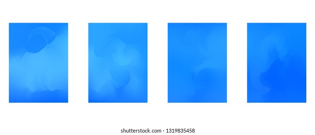 Vector design template in trendy vibrant gradient colors with abstract fluid shapes, paint splashes, ink drops. Futuristic posters, banners, brochure, flyer and cover designs. Abstract fluid 3d shape