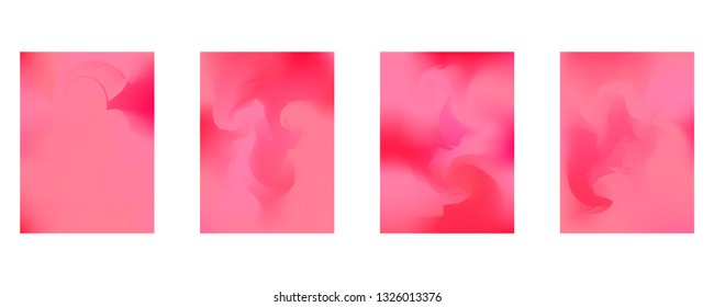 Vector design template in trendy vibrant gradient colors with abstract fluid shapes, paint splashes, ink drops. Futuristic posters, banners, brochure, flyer and cover designs. Abstract fluid 3d shape