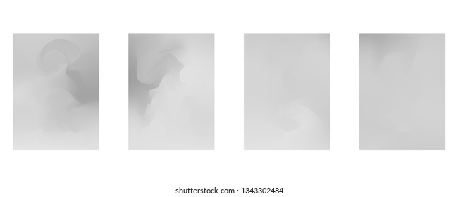 Vector design template in trendy vibrant gradient colors with abstract fluid shapes, paint splashes, ink drops. Futuristic posters, banners, brochure, flyer and cover designs. Abstract fluid 3d shape