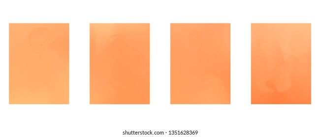 Vector design template in trendy vibrant gradient colors with abstract fluid shapes, paint splashes, ink drops. Futuristic posters, banners, brochure, flyer and cover designs. Abstract fluid 3d shape