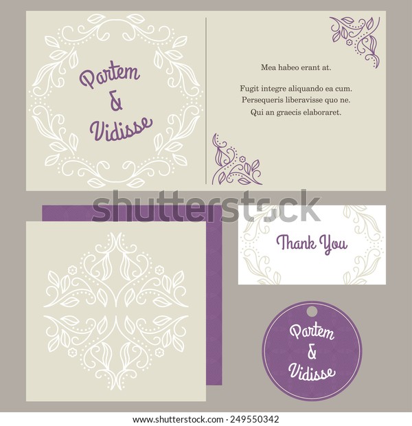 Vector Design Template Wedding Invitation Envelope Stock Vector Royalty Free 249550342,Interior Design Projects