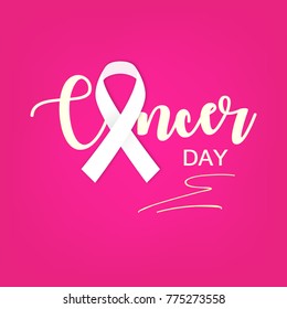 Vector Design template for World cancer day and Breast cancer awareness can be used in social media, awareness poster , banner.