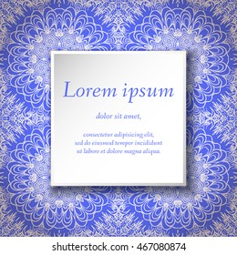 Vector design templates. Cute Seamless abstract pattern, hand drawn texture for Wedding, Bridal,  Birthday Invitations, Cards, Flyers. Cute floral vintage geometric background. Fabric or paper print.