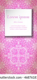 Vector design templates. Seamless abstract pattern, hand drawn texture for Wedding, Bridal, Valentine's day, Birthday Invitations, Cards, Flyers. Cute vintage geometric background. Fabric, paper print