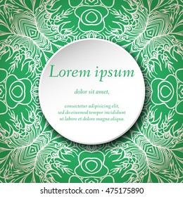 Vector design templates. Seamless abstract pattern, hand drawn texture for Wedding, Bridal, Valentine's day, Birthday Invitations, Cards, Flyers. Cute vintage geometric background. Fabric, paper print