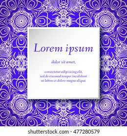 Vector design templates. Seamless abstract pattern, hand drawn texture for Wedding, Bridal, Valentine's day, Birthday Invitations, Cards, Flyers. Cute vintage geometric background. Fabric, paper print