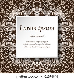 Vector design templates. Seamless abstract pattern, hand drawn texture for Wedding, Bridal, Valentine's day, Birthday Invitations, Cards, Flyers. Cute vintage geometric background. Fabric, paper print