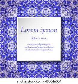 Vector design templates. Seamless abstract pattern, hand drawn texture for Wedding, Bridal, Valentine's day, Birthday Invitations, Cards, Flyers. Cute vintage geometric background. Fabric, paper print