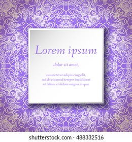 Vector design templates. Seamless abstract pattern, hand drawn texture for Wedding, Bridal, Valentine's day, Birthday Invitations, Cards, Flyers. Cute vintage geometric background. Fabric, paper print