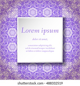 Vector design templates. Seamless abstract pattern, hand drawn texture for Wedding, Bridal, Valentine's day, Birthday Invitations, Cards, Flyers. Cute vintage geometric background. Fabric, paper print