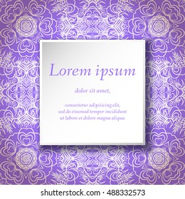 Vector design templates. Seamless abstract pattern, hand drawn texture for Wedding, Bridal, Valentine's day, Birthday Invitations, Cards, Flyers. Cute vintage geometric background. Fabric, paper print