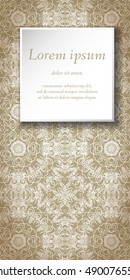 Vector design templates. Seamless abstract pattern, hand drawn texture for Wedding, Bridal, Valentine's day, Birthday Invitations, Cards, Flyers. Cute vintage geometric background. Fabric, paper print