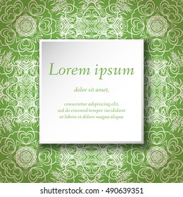 Vector design templates. Seamless abstract pattern, hand drawn texture for Wedding, Bridal, Valentine's day, Birthday Invitations, Cards, Flyers. Cute vintage geometric background. Fabric, paper print