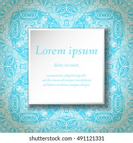 Vector design templates. Seamless abstract pattern, hand drawn texture for Wedding, Bridal, Valentine's day, Birthday Invitations, Cards, Flyers. Cute vintage geometric background. Fabric, paper print